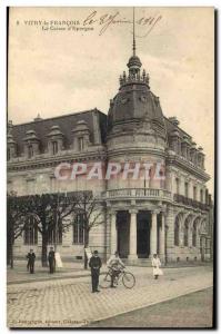 Old Postcard Bank Caisse d & # 39Epargne Vitry le Francois