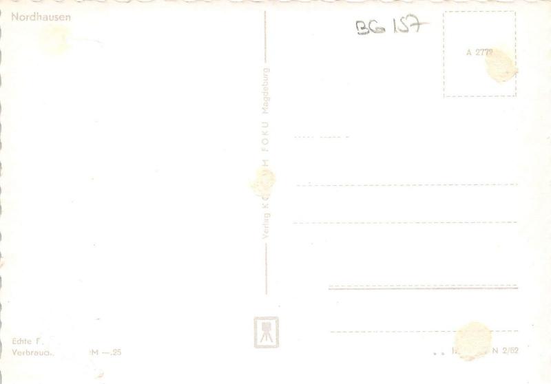 BG157 nordhausen  CPSM 14x9.5cm germany