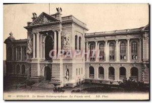 Old Postcard Monaco's Oceanographic Museum The North Facade