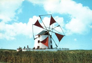 Vintage Postcard Historic Tide Mills In Portugal Worthwhile Being Called Upon