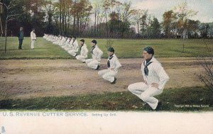 US Revenue Cutter Service, Cadet Sailors, Soldiers, Calisthenics, Tuck 1907