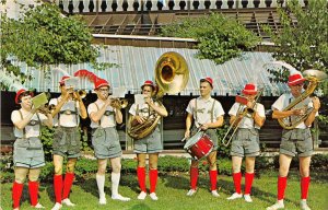 Frankenmuth Michigan 1960s Postcard Bavarian Festival Om-Pah-Pah Band