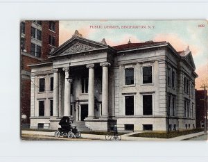 Postcard Public Library, Binghamton, New York