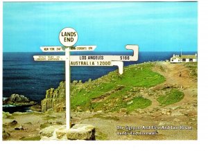 Signpost, Lands End, Cornwall, England