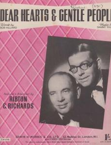 Ribton & Richards Dear Hearts & Gentle People Piano Sheet Music