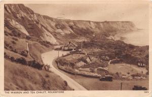 FOLKESTONE KENT UK THE WARREN & TEA CHALET SHOESMITH & ETHERIDGE POSTCARD 1950