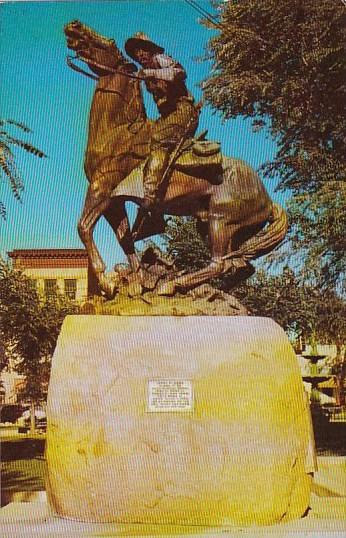 Bucky O Neil Statue In The Courthouse Square Prescott Arizona