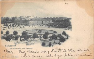 Lot138  spain royal park palace barcelona litho