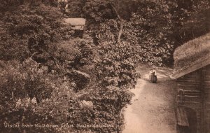 VINTAGE POSTCARD VIEW OF THE COAL DOOR FROM THE CALENDAR HOUSE SWEDEN c. 1920