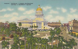 Cuba Havana Capitol Building and Fraternity Square