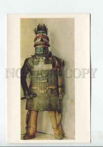 458881 USSR 1968 year Alaska tlingit warrior armor postcard