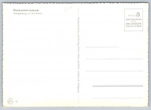 Austria  Olympiastadt  Innsbruck  Hungerburg mit Nordkette  Postcard