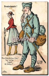 Old Postcard Fantasy Illustrator Griff licensee Army