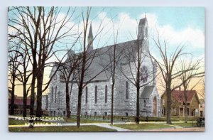 First Baptist Church Ann Arbor Michigan MI UNP DB Postcard G16