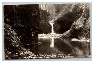 Vintage Early 1900's RPPC Postcard Punch Bowl Eagle Creek Oregon UNPOSTED