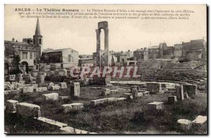 Arles Old Postcard Roman theater