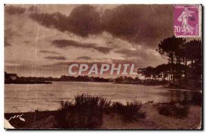 Capbreton Old Postcard Bouret Crepuscule