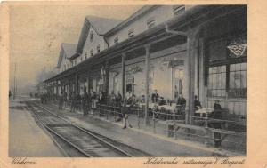 B82969 vinkovci train Railway Station Restaurant  croatia   front/back scan