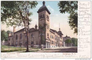 Exterior, Convention Hall, Saratoga, New York, PU-1907