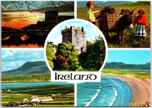 CONTINENTAL SIZE POSTCARD SIGHTS SCENES & CULTURE OF IRELAND 1960s TO 1980s 2x54