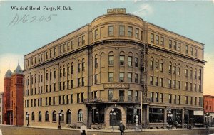 Waldorf Hotel Fargo North Dakota 1910c postcard