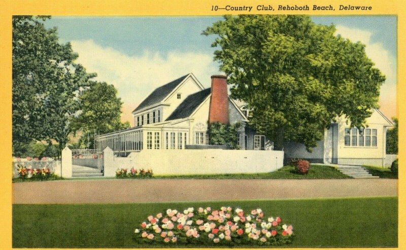 Postcard Early View of Country Club at Rehobeth Beach, DE.    R5