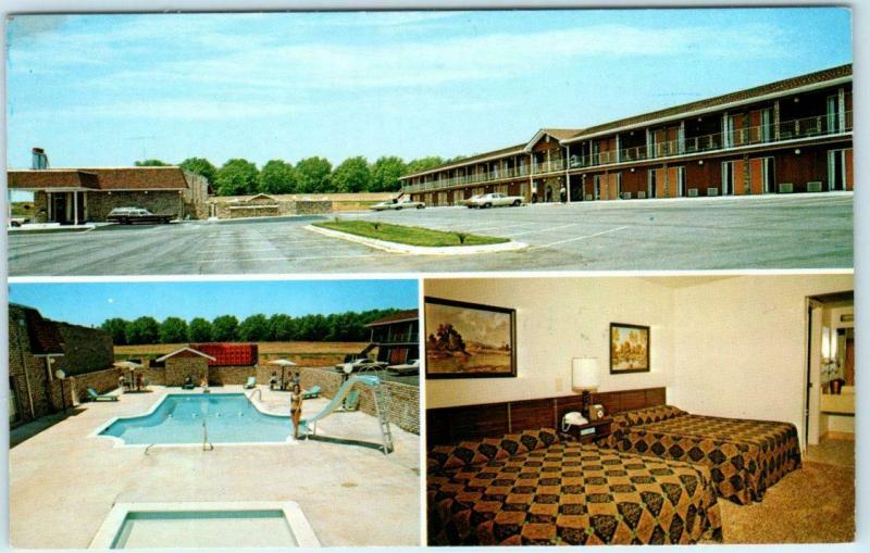 LOCUST GROVE, Georgia GA  Roadside ECONOMY INN  Henry County ca 1970s Postcard