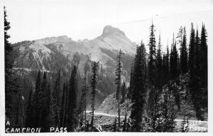 J16/ Poudre Canon Fort Collins Colorado RPPC Postcard 50s Cameron Pass 150