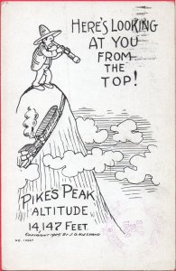 12905 Pikes Peak-Here's Looking at You From the Top, Colorado 1905