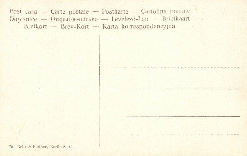 Siegressdule Historic Monument Berlin Germany Antique Postcard 1906