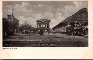 USA Grand Central Station Houston Texas Train Railway Station Postcard 09.42