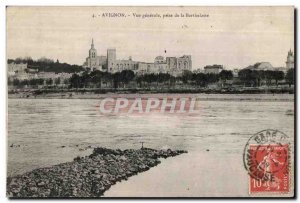 Postcard Old Avignon Vue Generale taking Barthelasse