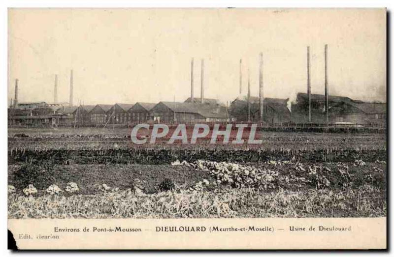 Dieulouard - Factory of Dieulouard - Old Postcard