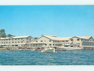 Unused Pre-1980 FISHERMANS WHARF INN MOTEL Boothbay Harbor Maine ME s2236