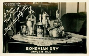 Advertising, Bohemian Dry Ginger Ale, RPPC