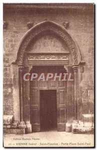 Postcard Old Vienna Saint Maurice door Place Saint-Paul