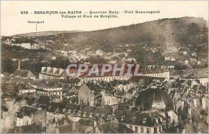 Old Postcard Besan�on-les-Bains - Quartier Ruty - Fort Beauregard and Fort ...