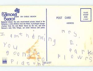 Pre-1980 CABLE BEACH Nassau Bahamas F6369