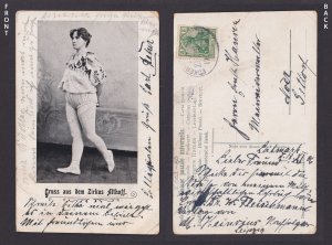 Vintage postcard Germany Circus Altoff 1906