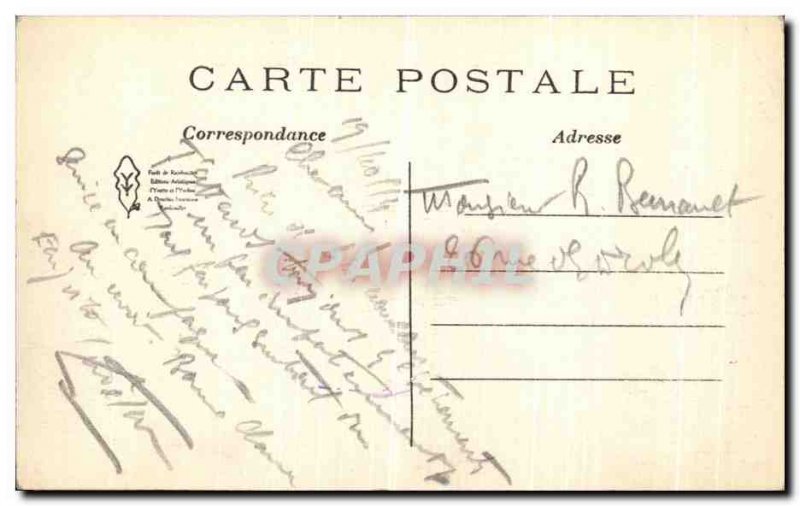 Old Postcard Chateau de Rambouillet North Facade