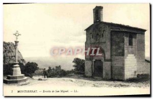 Old Postcard Montserrat Ermita de San Miguel