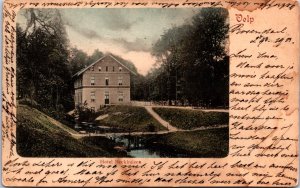 Netherlands Velp Hotel Beekhuizen Vintage Postcard  09.73