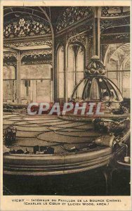 Postcard Old Vichy Interieur pavilion of the Source Chomel (Charles the Heart...