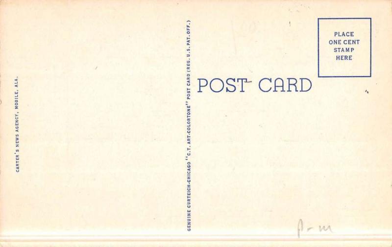 Point Clear Alabama Grand Hotel Waterfront Antique Postcard K46895