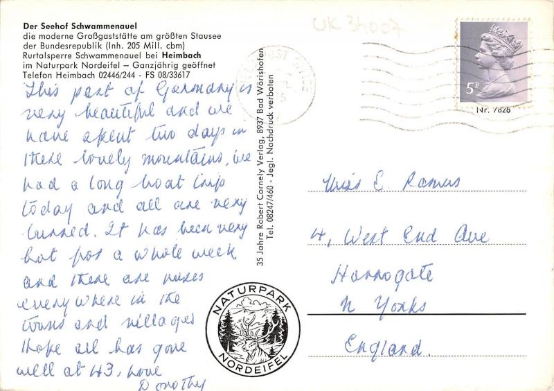 uk34007 der seehof schwammenauel germany