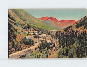 Postcard Ironton Loops, Million Dollar Highway, Colorado