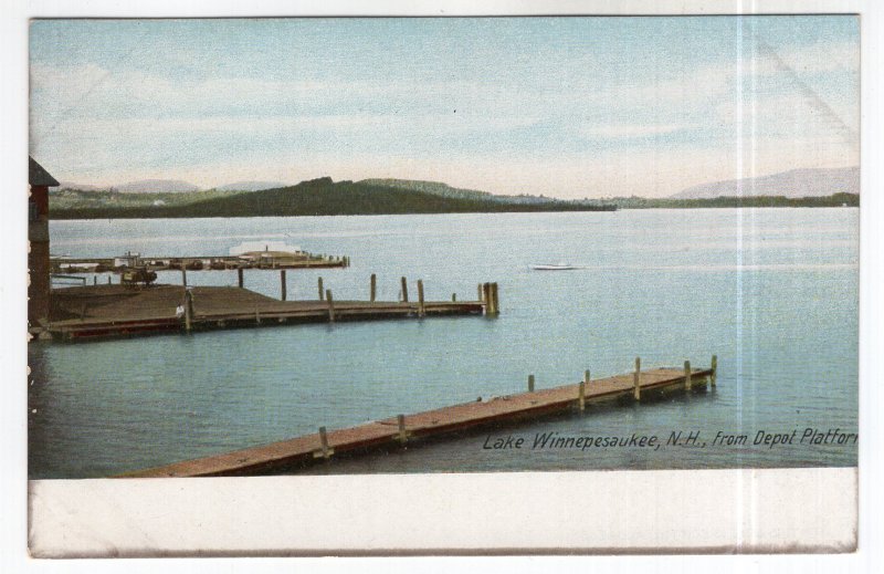 Lake Winnepesaukee, N.H., from Depot Platform