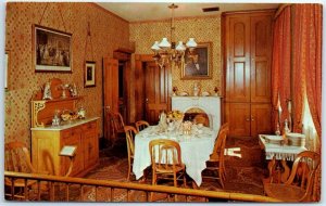 Postcard - Dining Room, General US Grant Home, Galena, Illinois, USA