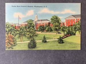 Walter Reed General Hospital Washington DC Linen Postcard H2159081047