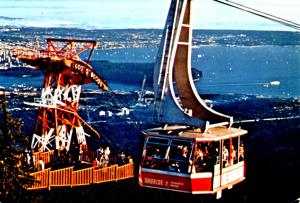 Canada - BC, North Vancouver. Grouse Mountain  (Aerial Lift)